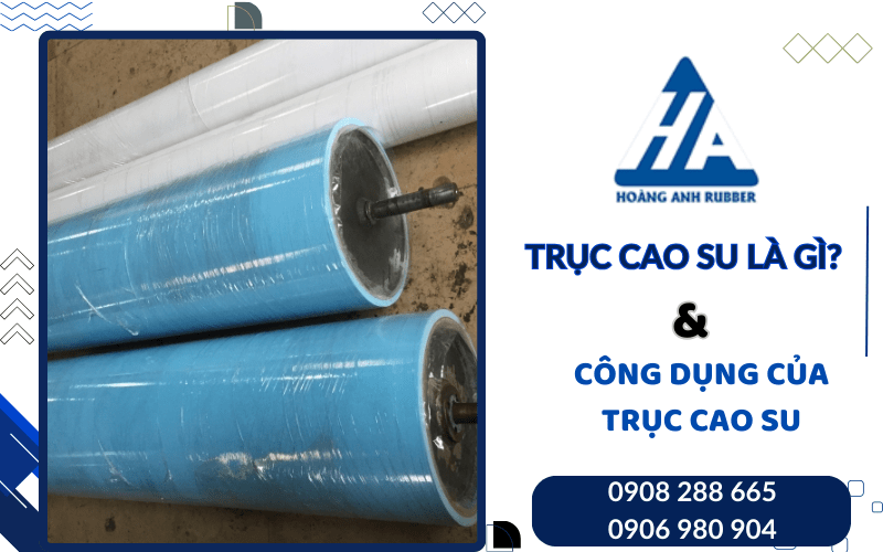 trục cao su