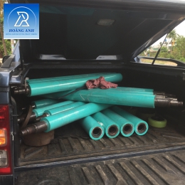 TRỤC CAO SU MÀU FI 125 X 1400 VÀ 125 X 2200