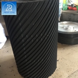 TRỤC CAO SU SẼ RÃNH CUỐN NHÁM Ø 320 X 600