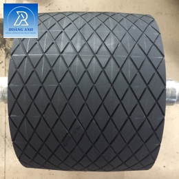 TRỤC CAO SU SẼ RÃNH Ø 330 X 254