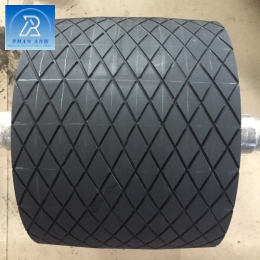 TRỤC CAO SU SẼ RÃNH Ø 330 X 254