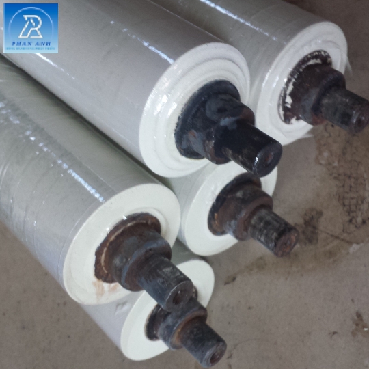 TRỤC CAO SU TRẮNG CUỐN BĂNG TẢI