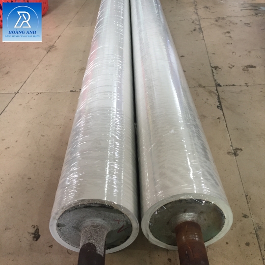 TRỤC CAO SU TRẮNG PHI 120 x 2200 ( CAO SU 10 ly)