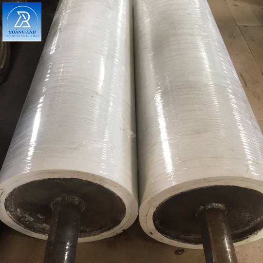 TRỤC CAO SU TRẮNG PHI 255 x 1000 ( CAO SU 20ly)