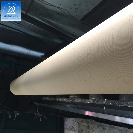 TRỤC CAO SU ÉP VẢI FI 250 X 3200