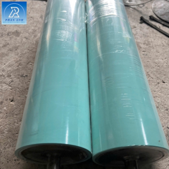 TRỤC CAO SU MÀU XANH NGỌC TRỤC LỚN